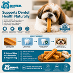 Yak cheese Dog Chews – Small | Pack of 8 | 8.5 oz | Natural Long-Lasting Dog Chew