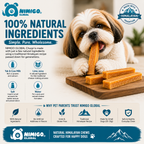 Yak cheese Dog Chews – Small | Pack of 8 | 8.5 oz | Natural Long-Lasting Dog Chew