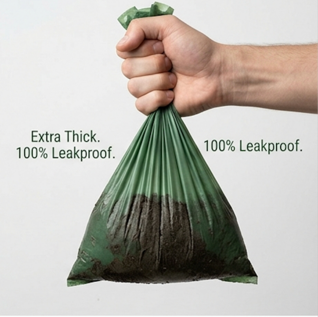 Premium Scented Dog Poop Bags — Leakproof & Extra Durable